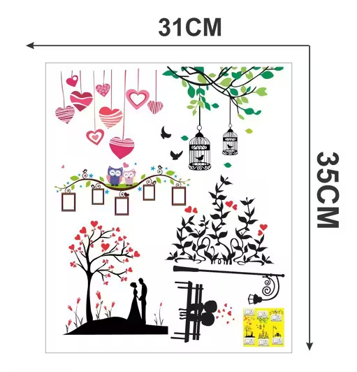 Love Heart Switch Board Sticker 